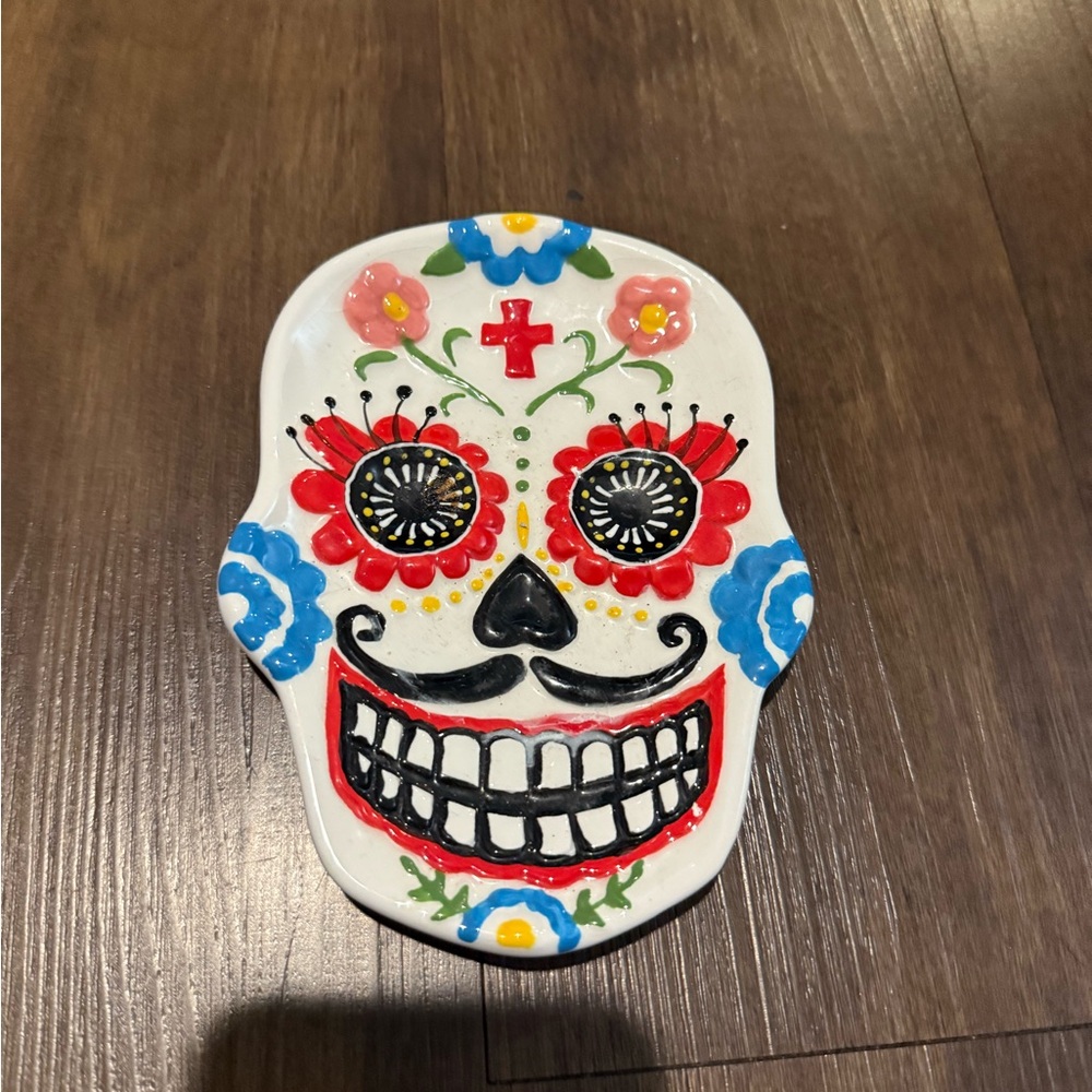 Hola Halloween Ceramic Plate